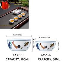 1 Ấm pha trà & 4 Cốc Gà Cúp Gốm sứ Bộ Với Hộp Quà - Nhiều màu - Xem 11