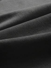 MEIYATING Women's Thermal Base Layer Top, Solid Color, Round Neck, Slim Fit, Long Sleeve, Suitable For Both Underwear And Outerwear - Black - View 4