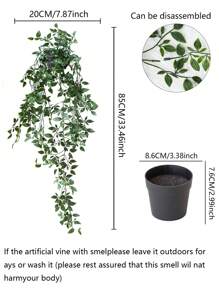 9 Branches Mandala Style Hanging Planters - Set Of 1