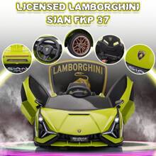 12V Electric Car For Kids, Licensed Lamborghini SIAN Ride On Toy With Parental Remote Control/LED Lights&Horn/Suitable For Toddlers 3-8