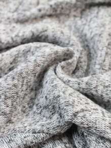 1件大狗針織運動衫，適合大中型犬，如黃金獵犬，薩摩耶，邊境牧羊犬，貓等，適用於秋冬季節的寵物服裝 - 淺灰色 - 查看 5