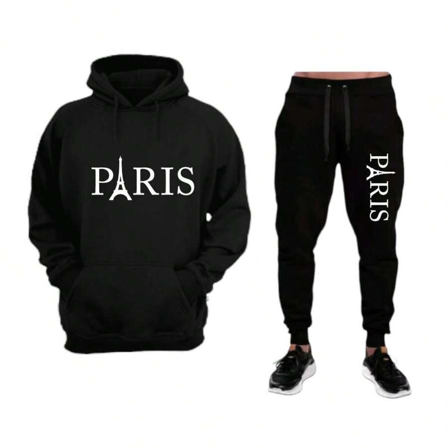 Men Two-piece Outfits - 黑色 - 查看 1