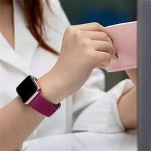 3包金屬扣軟矽膠蘋果手錶帶（不含錶盤），適用於蘋果手錶手環40mm 44mm 41mm 45mm 38mm 42mm 49mm，軟矽膠手錶帶與蘋果手錶系列9 8 7 6 5 4 3 1 SE Ultra兼容，適用於男女手錶帶 - 彩色 - 查看 5