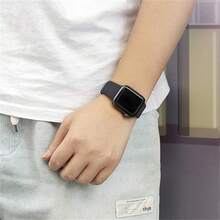 3包金屬扣軟矽膠蘋果手錶帶（不含錶盤），適用於蘋果手錶手環40mm 44mm 41mm 45mm 38mm 42mm 49mm，軟矽膠手錶帶與蘋果手錶系列9 8 7 6 5 4 3 1 SE Ultra兼容，適用於男女手錶帶 - 彩色 - 查看 6