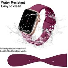 3包金屬扣軟矽膠蘋果手錶帶（不含錶盤），適用於蘋果手錶手環40mm 44mm 41mm 45mm 38mm 42mm 49mm，軟矽膠手錶帶與蘋果手錶系列9 8 7 6 5 4 3 1 SE Ultra兼容，適用於男女手錶帶 - 彩色 - 查看 3