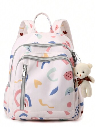 Nueva Linda Mochila De Mamá Fuera De La Ciudad Con Diseño De Moda Impreso