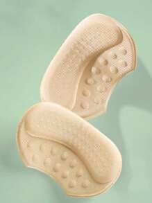 2pcs/Set Skin-Colored Comfortable Soft Heel Pads For Preventing Grinding And Reducing Shoes Size For Women Men Sneakers Shoes, Casual Shoes, Women Pumps Women Heels