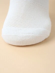 FLSHMCEN 3 Pairs Men's Athletic Crew Socks Performance Cushioned Socks - White - View 4