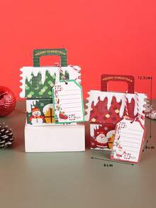 10入組聖誕糖果禮盒派對禮盒（含繩索和標籤）婚禮派對禮品袋 - 彩色 - 查看 4