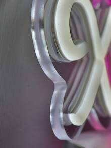 1pc Creative USB Powered Super Bright XOXO X Heart X Heart LED Wall Neon Sign For Club Party Shop Room Decoration - Multicolor - View 5