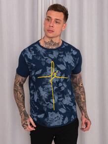 Men T-Shirts - 藏蓝色 - 查看 4