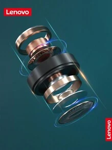 Lenovo Xt91無線耳機遊戲耳機tws耳機觸控立體聲低音帶麥克風降噪 - 黑色 - 查看 4