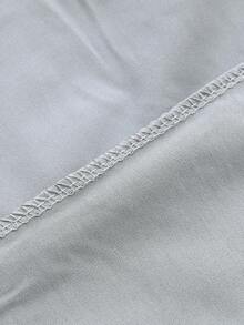 1入組簡約防水、防油且可以不洗的pu皮革餐椅套,家居彈性坐墊椅套 - 灰色 - 查看 10