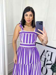 Women Dresses - Red Violet - View 2