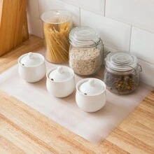 架子襯墊不粘櫥櫃襯墊,12英寸X60英寸抽屜可水洗耐用冰箱襯墊抽屜地墊適用於櫥櫃,儲藏室,浴室 - 無色 - 查看 8