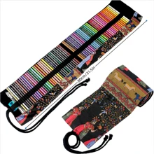 72-color Oil-based Colored Pencils With Roll-up Case For Adults And Kids, Coloring Books, Drawing, Sketching - A - View 2