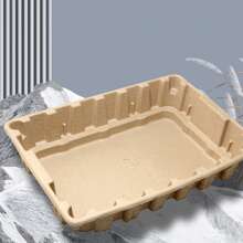 6 Piezas Caja De Arena Desechable Para Gatos - Marrón - Ver 1