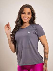 Women Sports Tees & Tanks - Xám - Xem 5