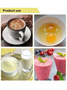 新的手提式電動打蛋器奶泡器咖啡攪拌器電動攪拌棒 - 黑色 - 查看 5