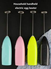 新的手提式電動打蛋器奶泡器咖啡攪拌器電動攪拌棒 - 黑色 - 查看 4