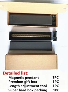 Gold-color Chain Necklace + Gift Box + Tool, Suitable For Daily Wear - Gold - View 10