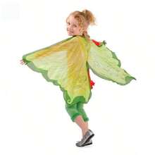 New Kids Fairy Costume Set With Butterfly Wing Cloak & Mask, Cute Butterfly Dress-Up Cloak Suitable For Outdoor Play, Great Valentine's Day And New Year Gift - Hot Pink - View 5