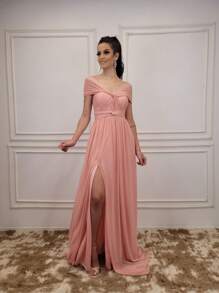 Women Prom & Evening Dresses - Rusty Rose - View 1