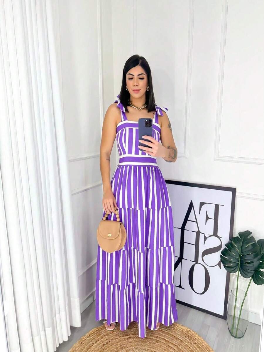 Women Dresses - Red Violet - View 1