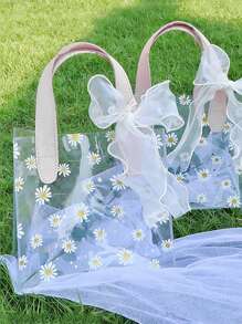 10 Bolsas De Regalo Para Recuerdos De Boda Con Asa De Cinta De Seda - Multicolor - Ver 3