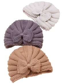 12 Piezas Gorro Tejido De Invierno Para Bebé Recién Nacido - Multicolor - Ver 5