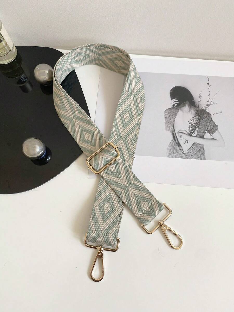 1pc Vintage & Simple Geometric Design Shoulder Bag For Vacation Commute And Street Use Gift Decor Gift Accessories - Multicolor - View 1