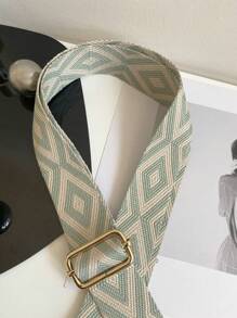 1pc Vintage & Simple Geometric Design Shoulder Bag For Vacation Commute And Street Use Gift Decor Gift Accessories - Multicolor - View 2