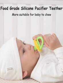 Silicone Teether For Baby And Babies With Creative Cactus Design,Safe And Colorful Baby Toy