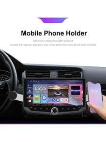 2+32g 2din 汽車立體聲收音機 10.88 英寸高清 1080p Mirrorlink 無線 Carplay 安卓汽車 兩個 Usb Fm Gps - 黑色 - 查看 7