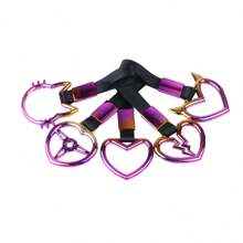 1pc Jdm Style Tsurikawa Colored Safety Warning Strap, Suitable For All Cars - Black - View 3