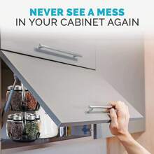 Revolving Spice Rack Organizer - Spinning Countertop Herb and Spice Organizer with 6/12 Glass Jar Bottles (Spices Not Included) - Black - View 10