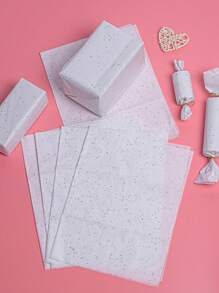 Colorful Pear Pattern Glitter Wrapping Paper, White Background, Gift Box Decoration Paper, Flower Packaging Lining Paper - Multicolor 20pcs - View 4