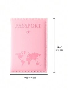 Ví dựng hộ chiếu chất liệu da PU Bià hộ chiếu Tay áo Ví hộ chiếu Nhẹ Id Cặp Danh thiếp Hộ chiếu Ví Thời trang Không thấm nước Túi đựng hộ chiếu Máy bay Mẫu Hình bản đồ Gia đình Ví dựng hộ chiếu Cho du lịch Đối với Chuyến bay Đối với Trở lại Trường Đối với Học sinh Đối với Cho nam giới Đối với phụ nữ Đối với Du lịch ngoài trời Phụ kiện - Hồng - Xem 2