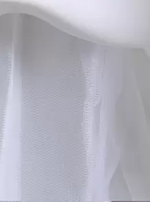 適合中小學少女的花朵洋裝,配有3d花卉刺繡和蓬鬆裙子,適合主持、表演和派對場合 - 白色 - 查看 5