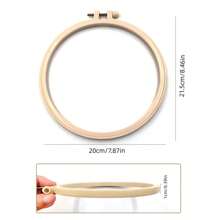 1pc Diy Handmade Creative Embroidery Material Kit, Beginner's Embroidery Set (including Embroidery Needle, Hoop, Cloth, Thread, Pattern) - Multicolor - View 6