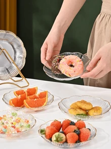 1入組透明糖果盤子