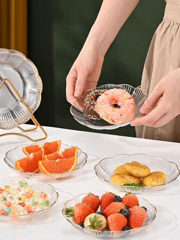 1pc Clear Candy Plate