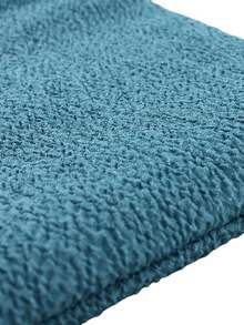 1pc Thickened Bathing Glove With Dual Side Exfoliating Sponge For Back And Body Scrubbing - Grey - View 2