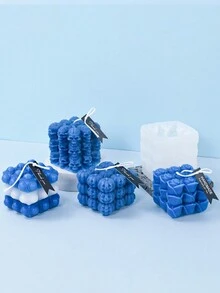 1入組白色蠟燭模具 - 白色 - 查看 4