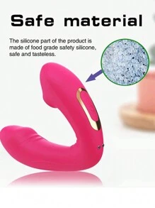 10 Velocidades Vagina Chupando Vibrador Succionador Vibrador Sexo Oral Succión Clítoris Estimulador Erótico Juguete Sexual para Mujeres Juguete Sexual Mujeres Juguetes Rosa Rojo