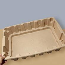 6 Piezas Caja De Arena Desechable Para Gatos - Marrón - Ver 6