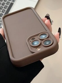 1pc Gukadi Fluorescent Green Ladder Camera Compatible With Apple Phone Case - Green - View 9