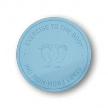 1 Pieza Azul Alta Densidad Tpe Material Amortiguador Aislante Acústico Jump Rope Mat De Interior Para Correr, Yoga Y Ejercicio - Azul - Ver 2