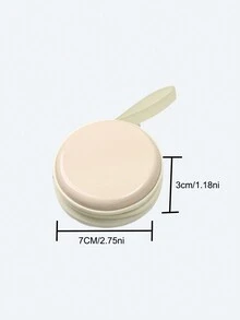 Caja De Almacenamiento De Regalo, Bolsa Para Llavero, Moneda De Metal, Color Sólido, 1 Ud. - Beis - Ver 7