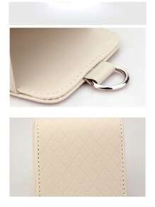 一个储物袋，汽车储物盒，储物袋，汽车座椅靠背收纳盒，汽车内饰配件PU皮革，适用于汽车出风口，简约风格，时尚，男女汽车配件汽车配件内饰 - 黑色 - 查看 11